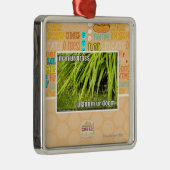 im in ons gras metalen ornament (Rechts)