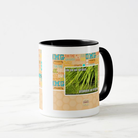 im in ons gras mok (Voorkant rechts)