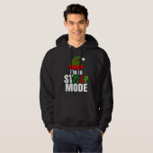 I'm in StELF mode Cute Christmas Elf Hat Elf Chris Hoodie (Voorkant volledig)