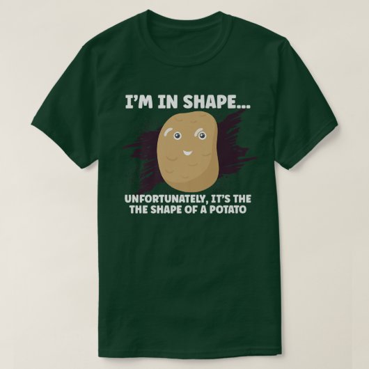 Im in vorm t-shirt (Design voorkant)