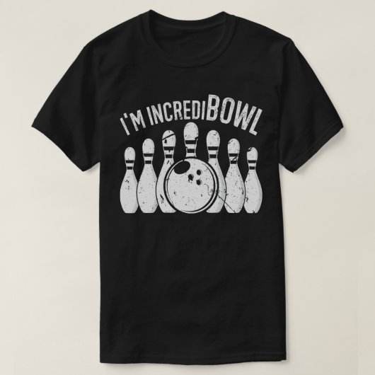 IM Incredibowl Grappige Bowling Team Bowler T-shirt (Design voorkant)