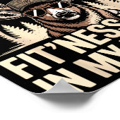 Im Into Fitness Fit'ness My Deer Zer Funny Hunting Poster (Hoek)