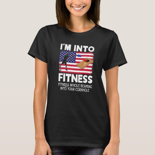 I'm Into Fitness Whole Beanbag Into your C T-shirt (Voorkant)