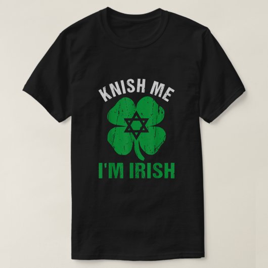 Im Irish Jewish Food Pun St Patricks Day T-shirt (Design voorkant)