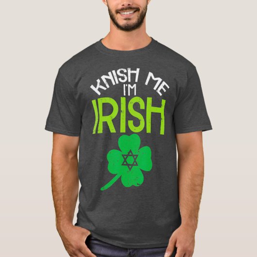 Im Irish Jewish Food Pun St Patricks T-shirt (Voorkant)