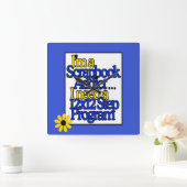 Im is bedoeld voor scrapbooking vierkante klok (Huis)