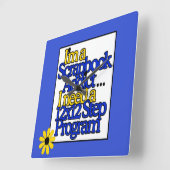 Im is bedoeld voor scrapbooking vierkante klok (Hoek)
