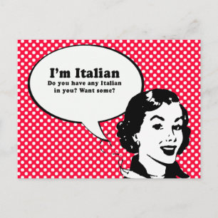 IM ITALIAANS - WIL JE ITALIAANS IN JE BRIEFKAART