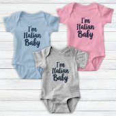 "I'm Italian Baby" Funny Italian Pride Romper
