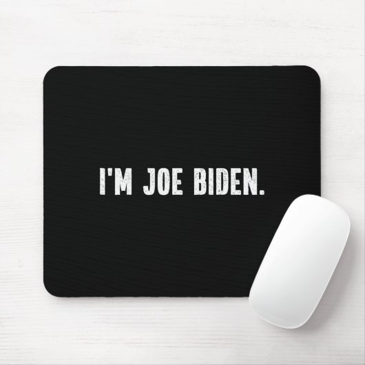 I'm Joe Biden Funny Instant Lazy Halloween Costume Muismat (Met muis)