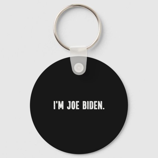 I'm Joe Biden Funny Instant Lazy Halloween Costume Sleutelhanger (Voorkant)