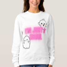 "I'm Just A Ghoul" T-shirt voor dames - Spooky Chi