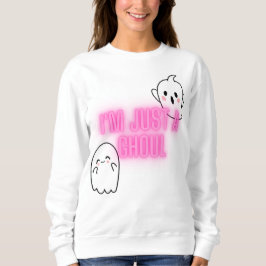 "I'm Just A Ghoul" T-shirt voor dames - Spooky Chi