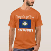 Im just a girl from Kentucky State pride design fo T-shirt (Voorkant)