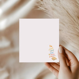 I'm just a girl who loves books notitieblok