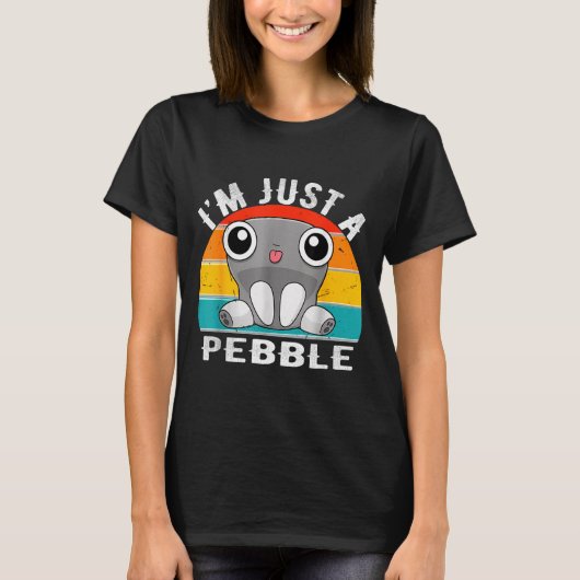 I'm Just A Pebble Kids  T-shirt (Voorkant)