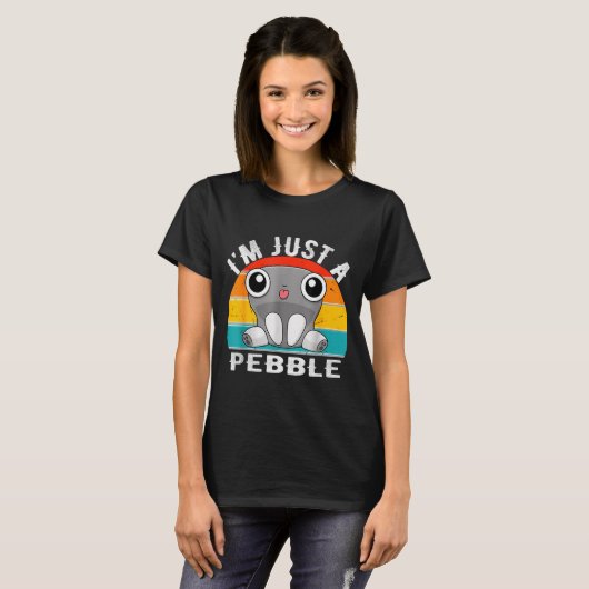 I'm Just A Pebble Kids  T-shirt (Voorkant volledig)