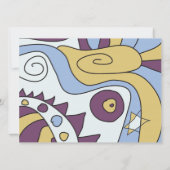 IM JUST COOL Bar Bat Mitzvah Uitnodiging (Achterkant)