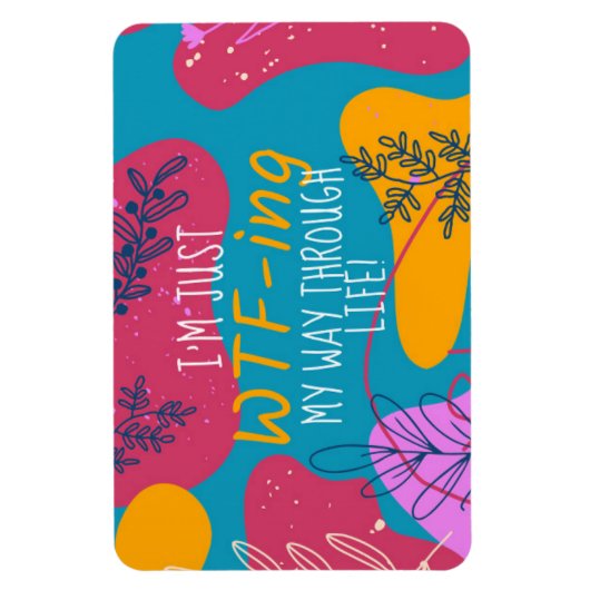 I'm Just... Flexible Photo Magnet Magneet (Verticaal)