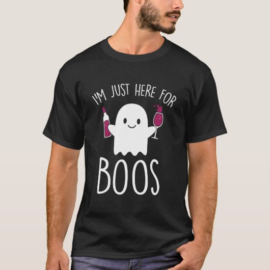 I'M Just Here For Boos Halloween T-shirt (Voorkant)