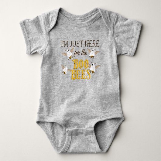 I'm Just Here for the Boo Bees Funny Halloween Romper (Voorkant)