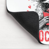 I'm Just Here For The Chocolate Funny Raccoon Vale Muismat (Hoek)