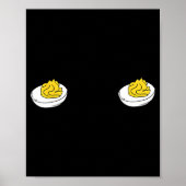 I'm Just Here For The Deviled Eggs Funny Couple Ma Poster (Voorkant)