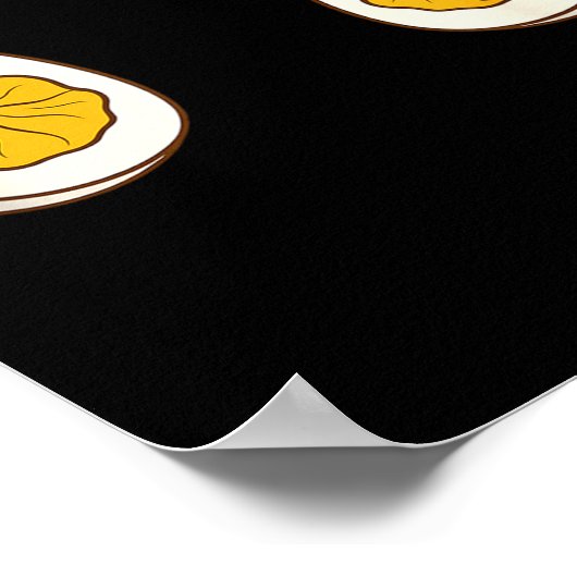 I'm Just Here For The Deviled Eggs Funny Couple Poster (Hoek)