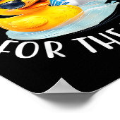 I'm Just Here For The Duck, Duck Cruise, Funny Vac Poster (Hoek)