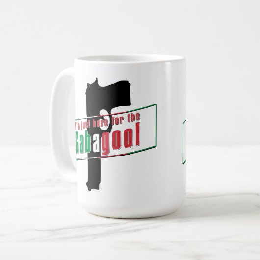 I'm Just Here For The Gabagool Koffiemok (Voorkant links)