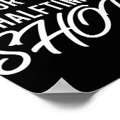 I'm Just Here for the Halftime Show Half Time Poster (Hoek)