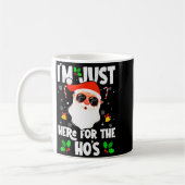 I'm Just Here For The Ho's Funny Santa Christmas X Koffiemok (Links)