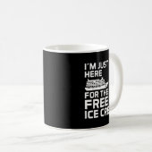 I'm Just Here For The Ice Cream Funny Cruise 2025 Koffiemok (Voorkant rechts)