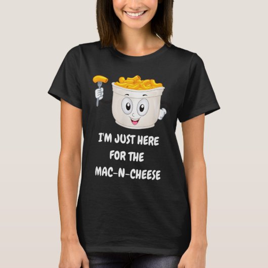 I'm Just Here For The Mac-n-cheese Funny Kids Shir T-shirt (Voorkant)