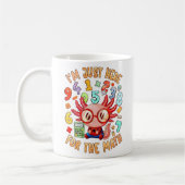 Im Just Here For The Maths Funny Mug Koffiemok (Links)