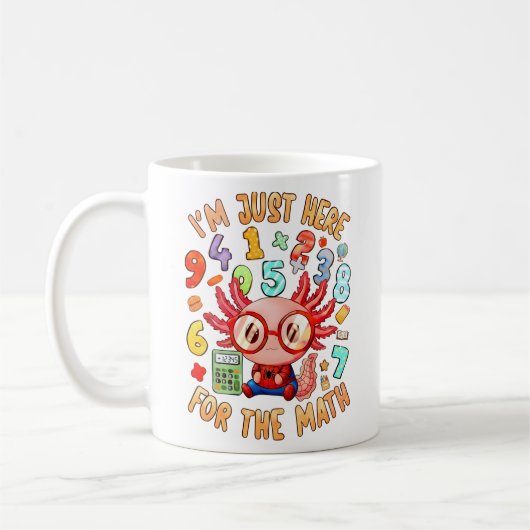 Im Just Here For The Maths Funny Mug Koffiemok (Links)