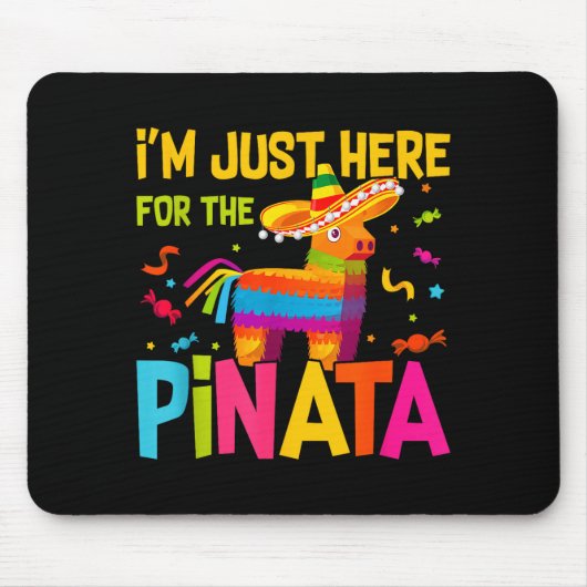 I'm Just Here For The Nata Funny Mexican Party  Muismat (Voorkant)