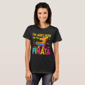 I'm Just Here For The Nata Funny Mexican Party  T-shirt (Voorkant volledig)