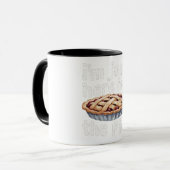 I'm Just Here for the Pie" Grappig Eten Liefhebber Mok (Voorkant links)