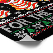 I'm Just Here For The Snack Christmas Cakes Debbie Poster (Hoek)