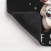 I'm Just Here For The Snacks Christmas Raccoon Muismat (Hoek)