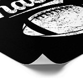 I'm Just Here For The Snacks Funny Fantasy Footbal Poster (Hoek)