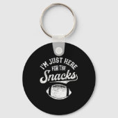 I'm Just Here For The Snacks Funny Fantasy Footbal Sleutelhanger (Voorkant)