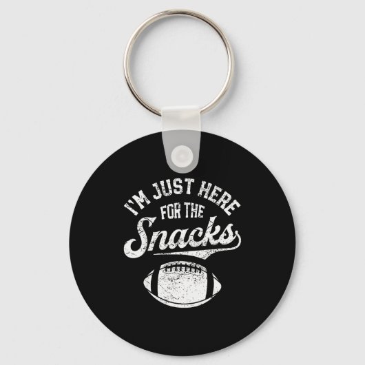 I'm Just Here For The Snacks Funny Fantasy Footbal Sleutelhanger (Voorkant)