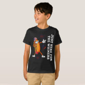 I'm Just Here For The Wieners Funny 4th Of July T-shirt (Voorkant volledig)