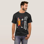 I'm Just Here For The Wieners Funny 4th Of July  T-shirt (Voorkant volledig)
