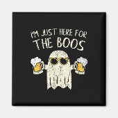 Im Just Here voor de Boos Fun Gift Halloween Ghos Magneet (Voorkant)