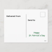 I'm Kind Of A Sham-Rock Star Funny Irish Feestdagenkaart (Achterkant)