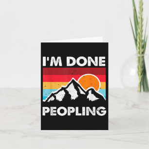 Im Klaar Mensen Grappige Introverte Hiker Camper V Kaart