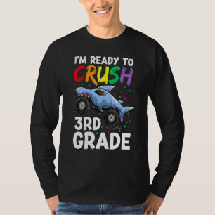 IM Klaar om 3e klas kleding Shark Monster T-shirt